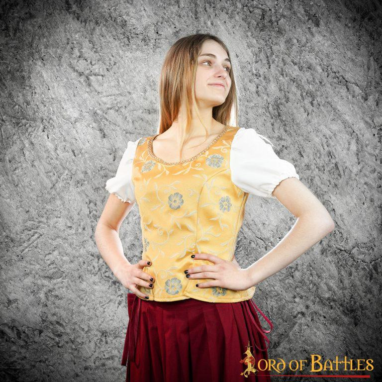 Goye Corpetto Medievale e Rinascimentale - Giallo