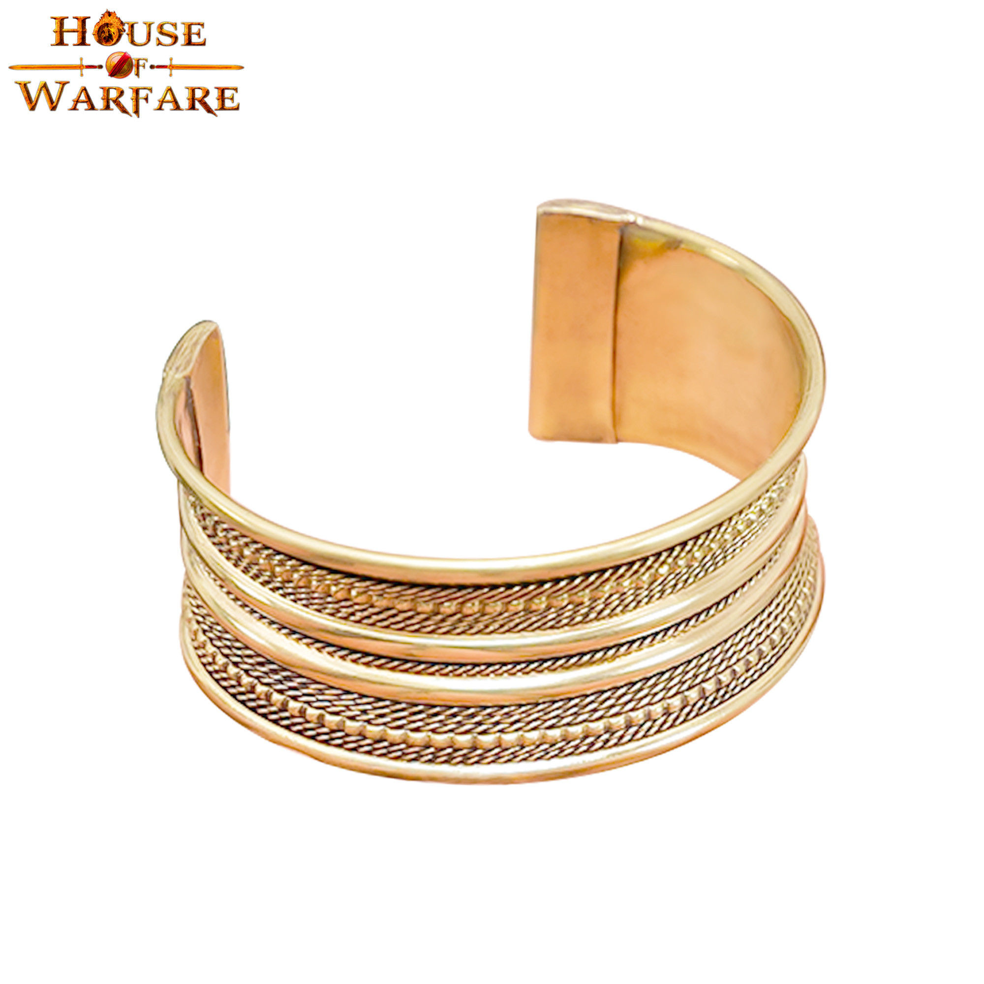 Bracciale medievale in ottone (16,5 cm.)