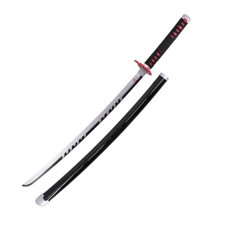 Katana in bambù Mingshao Kamado Tanjirou Demon Slayer