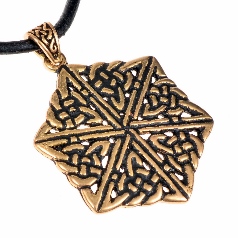Ciondolo celtico Charm tipo Karo, in bronzo