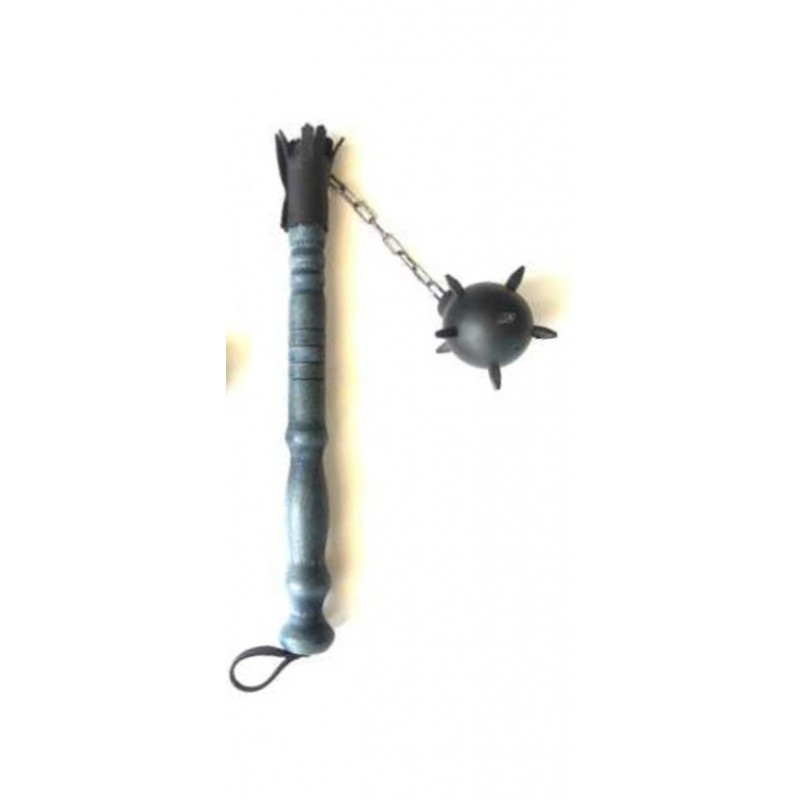 Mazza medievale 1 testa, colore blu (46 cm.)