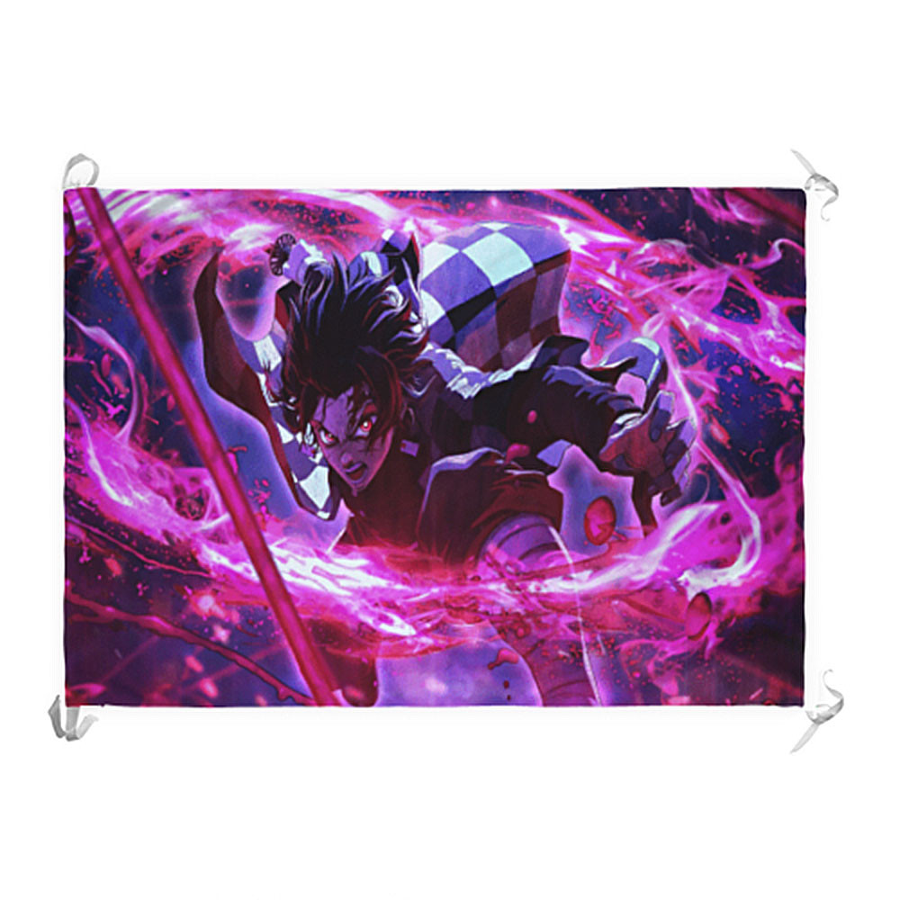 Banner-Flag Demon Slayer di Tanjiro Kamado (70x100 cm.)