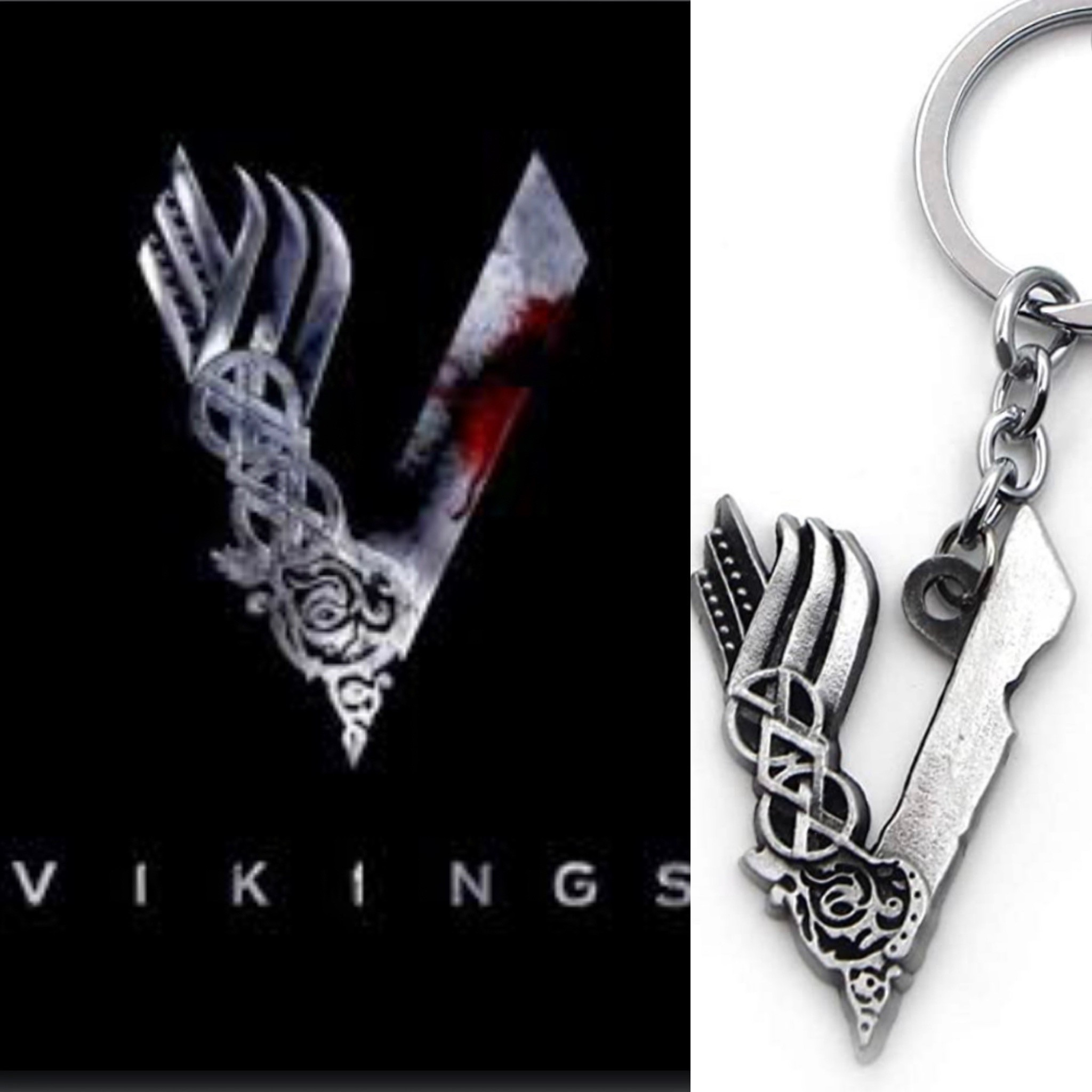 Portachiavi serie Vikings non ufficiale (4,5 cm.)