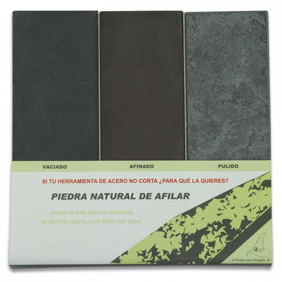 Set 3 pietre naturali per affilatura