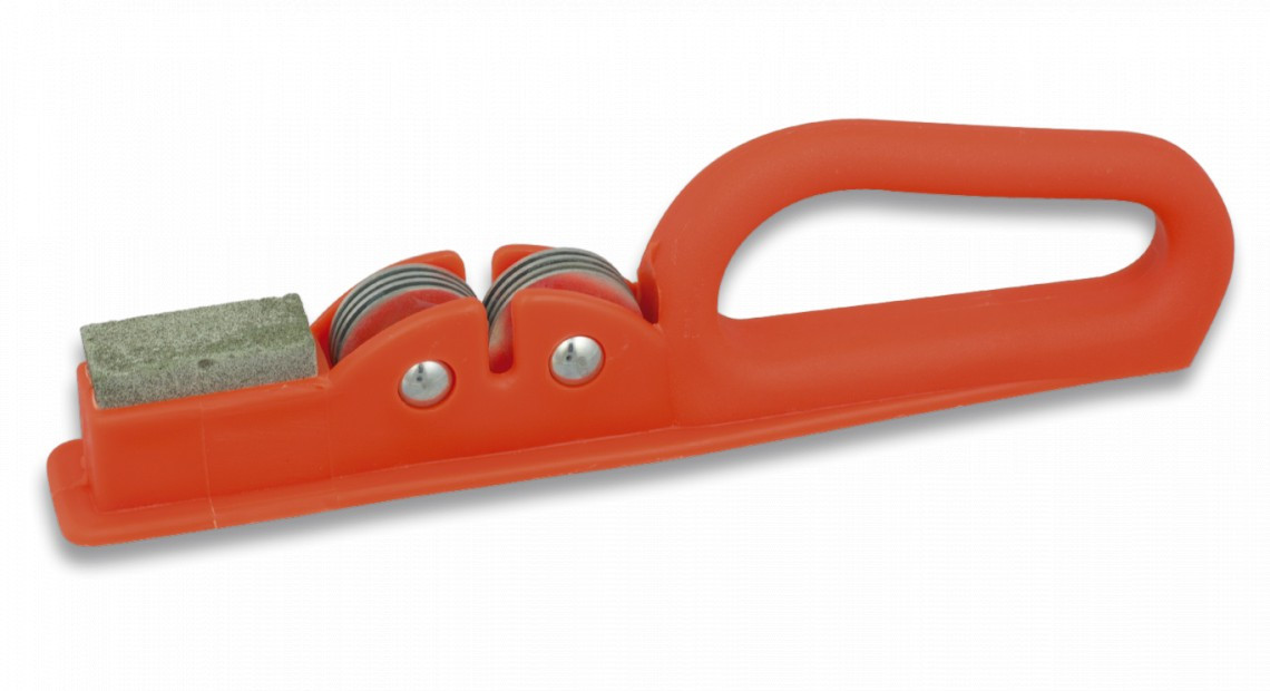 Affilacoltelli in ABS con pietra