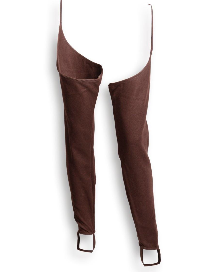 Leggings in lana marrone medievale modello Wolfram