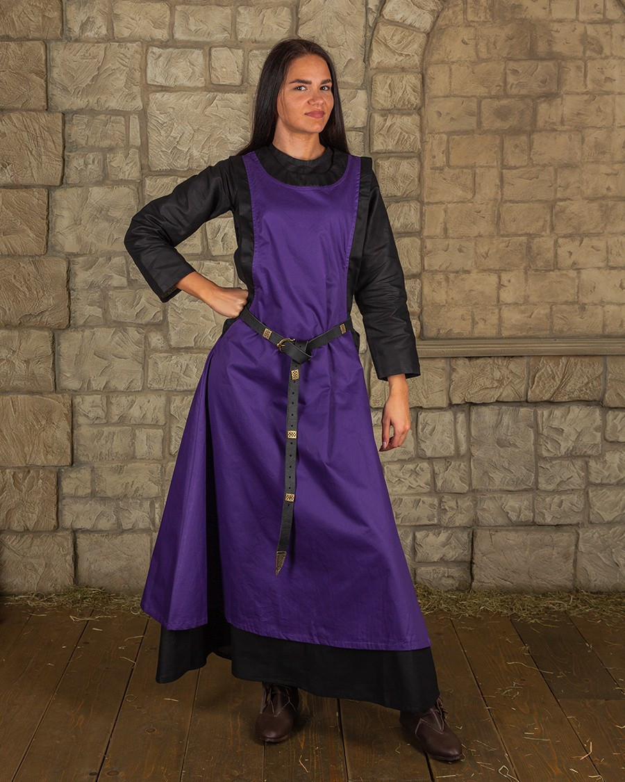 Abito medievale lady Juliana, colore lilla