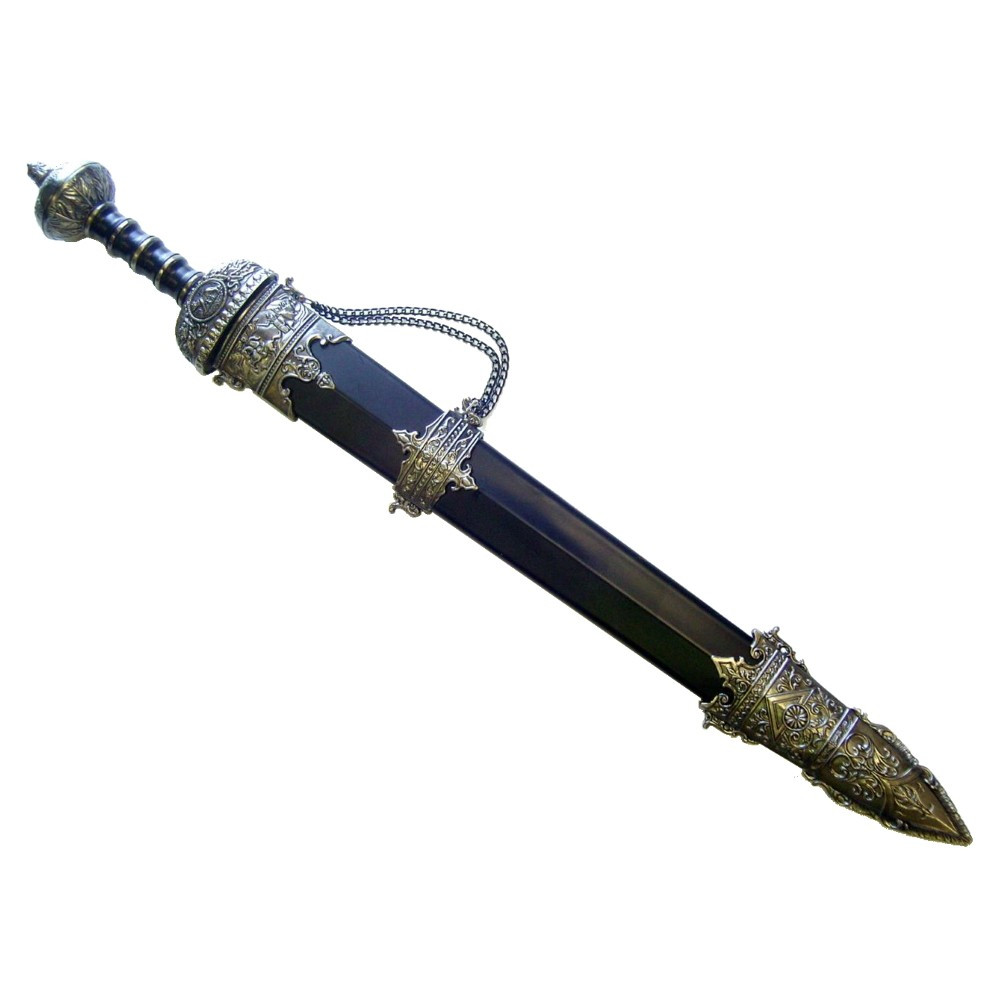 Spada gladio romana decorativa con fodero (80 cm.)