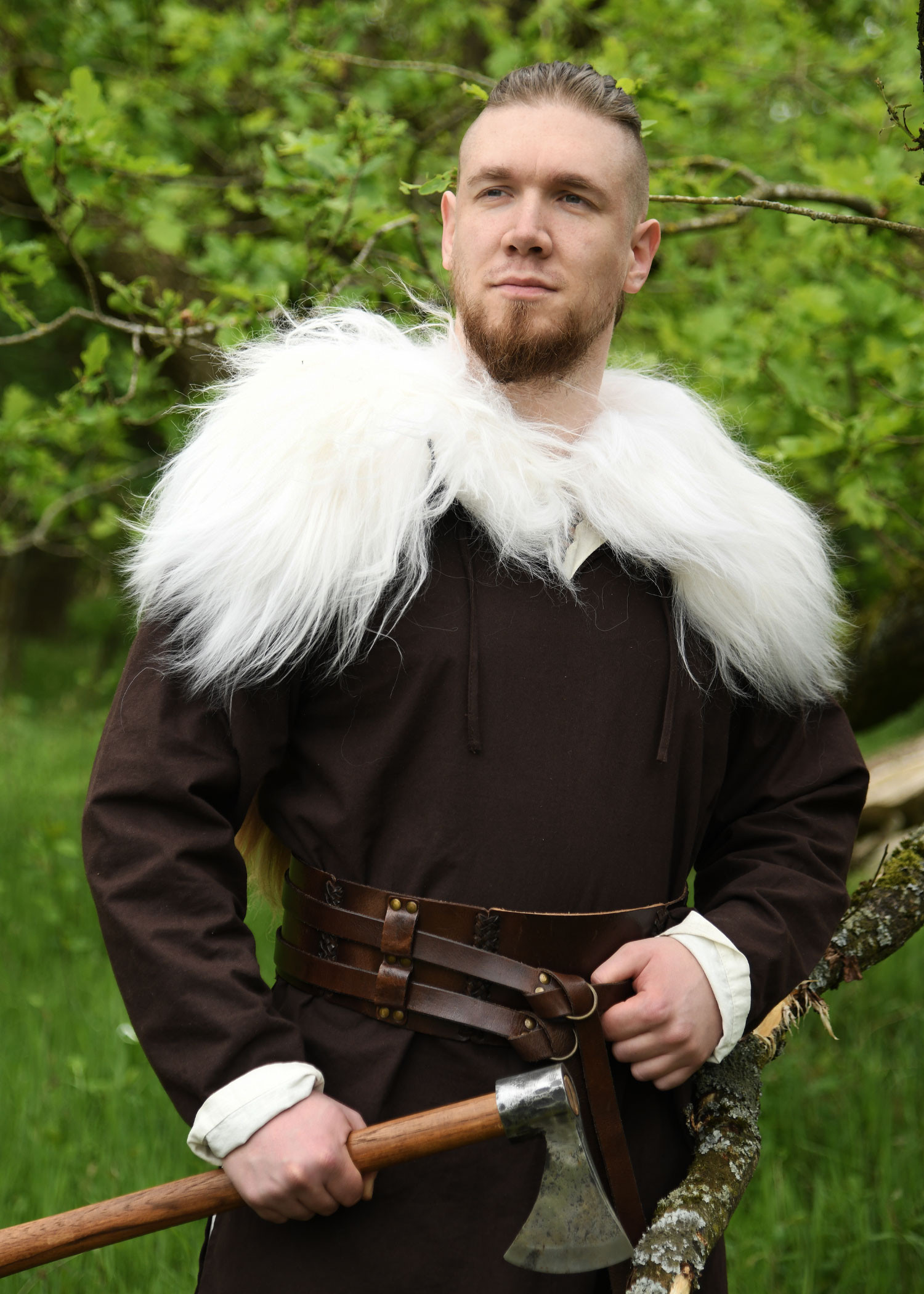 Spalle in pelle di pecora nordica