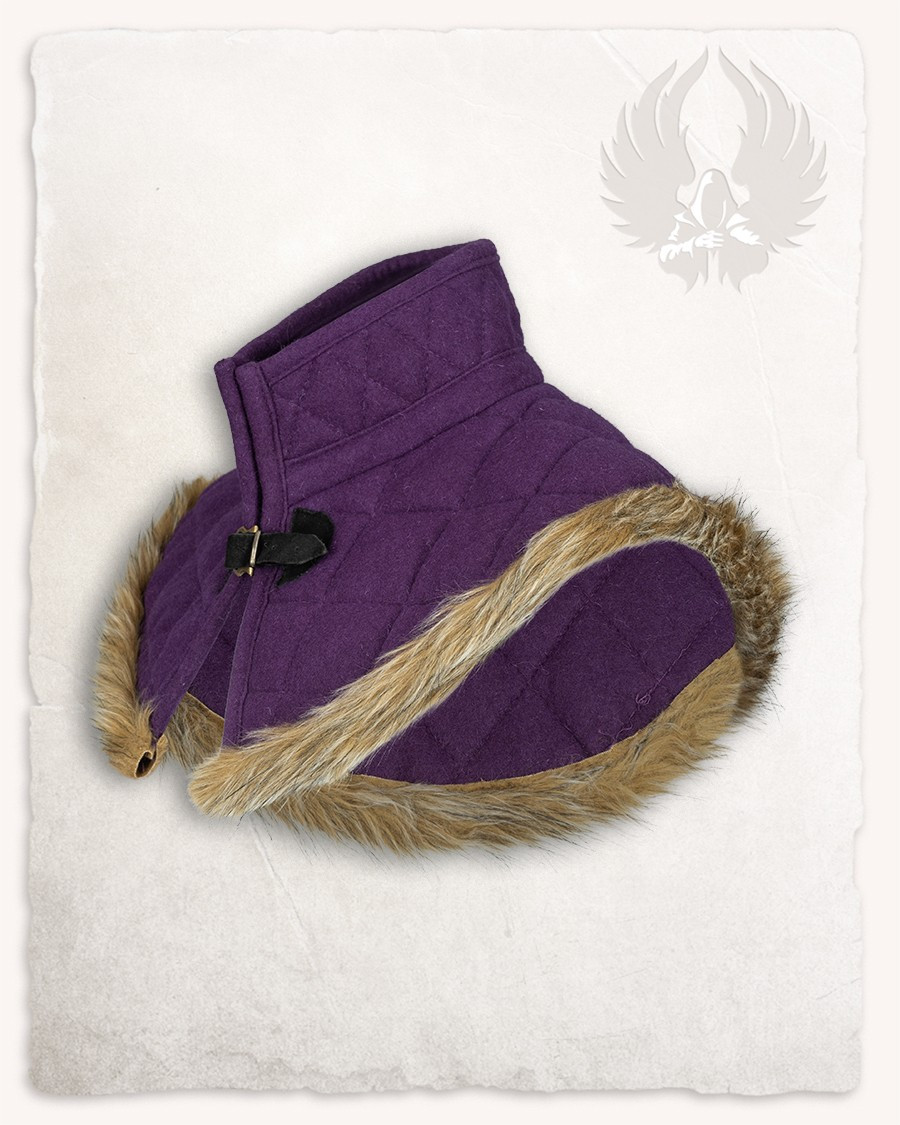 Gorgiera Nimue in lana, colore viola
