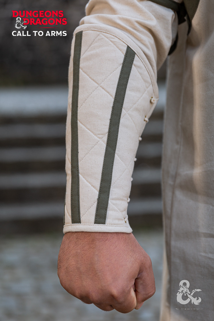 Braccialetti da chierico medievale, bianco naturale