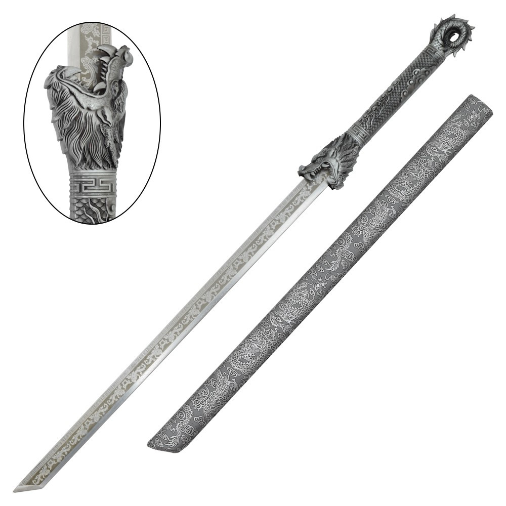 Spada tradizionale cinese del drago, dinastia Tang (105 cm.)