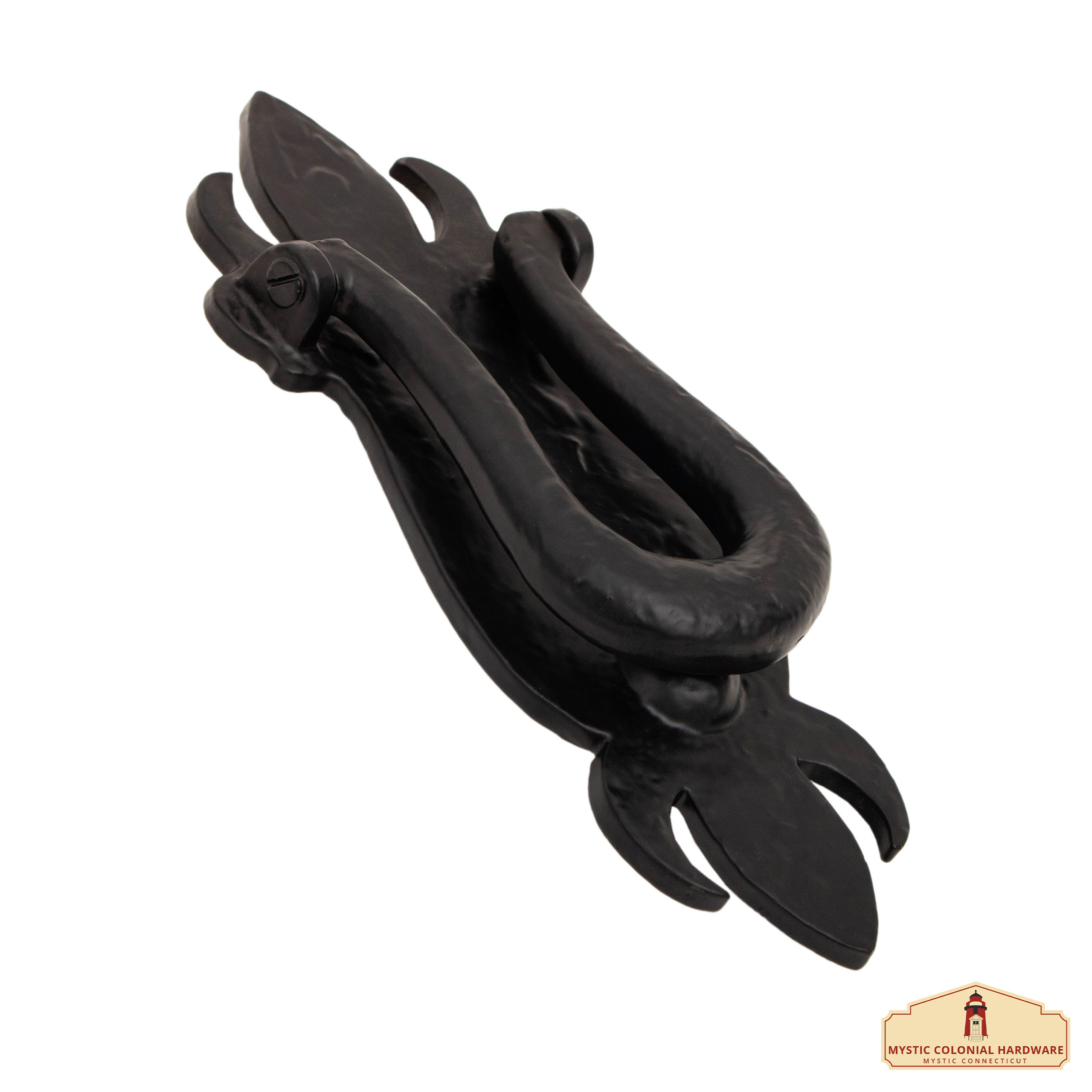 Battente medievale veneziano in ferro fatto a mano (19,8 cm.)