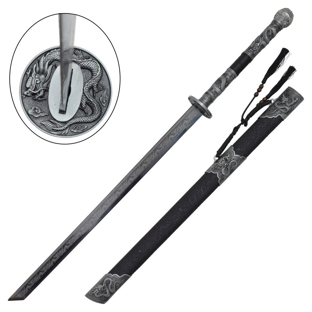 Spada tradizionale cinese del drago, dinastia Tang (108 cm.)