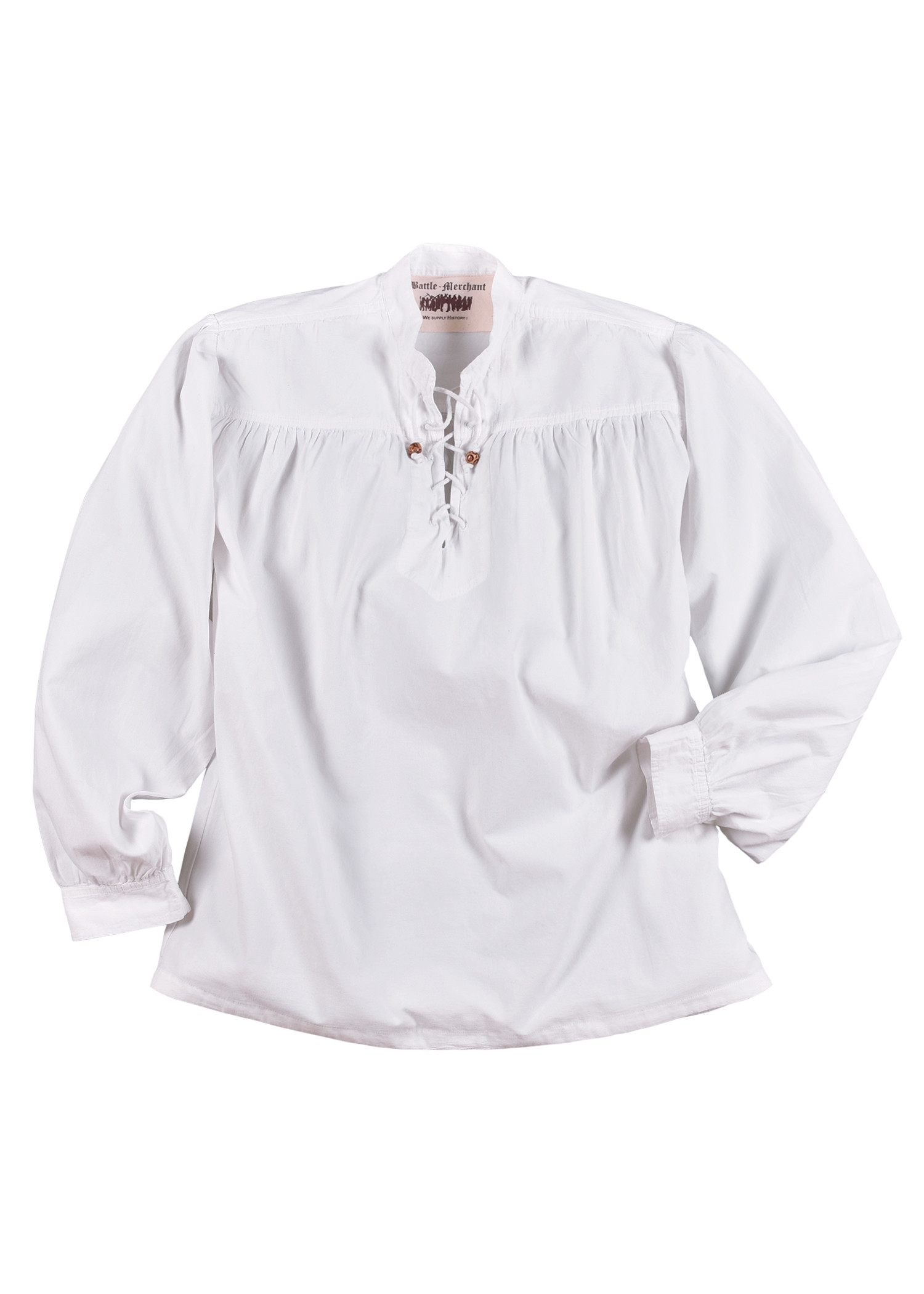 Camicia pirata bianca modello Ludwig
