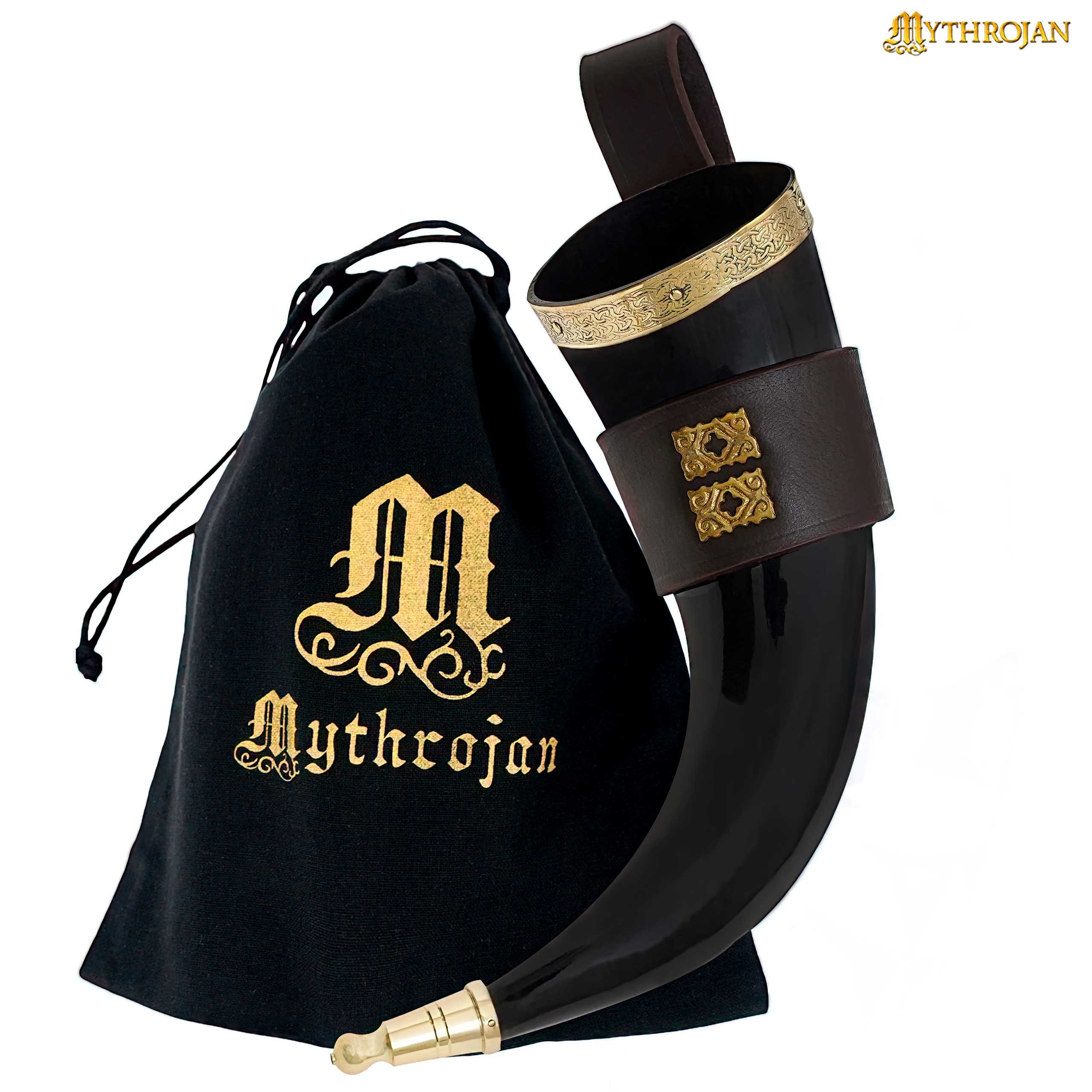 Corno potabile vichingo modello Mercante (350 ml.)