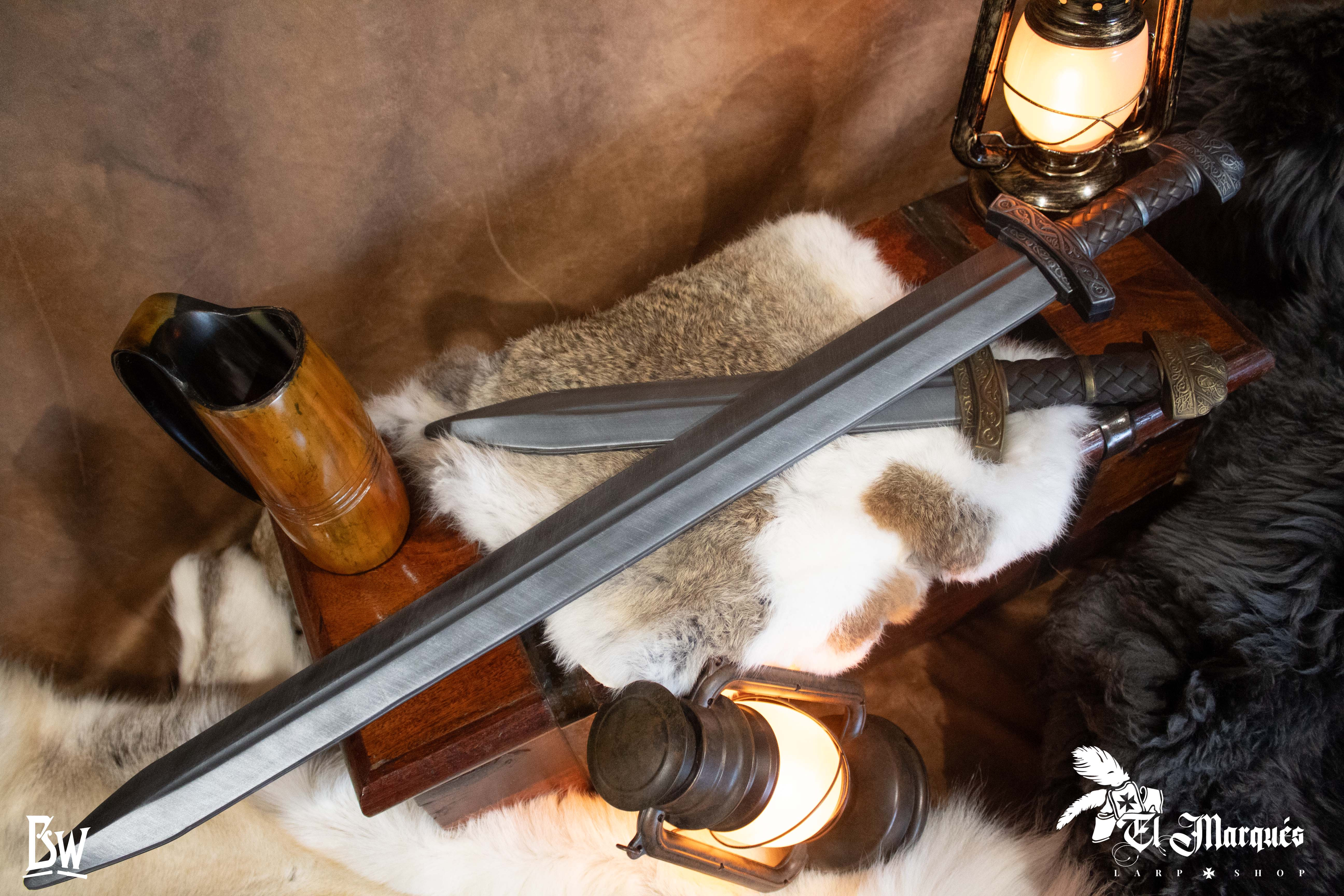 Spada vichinga lunga Egil per LARP