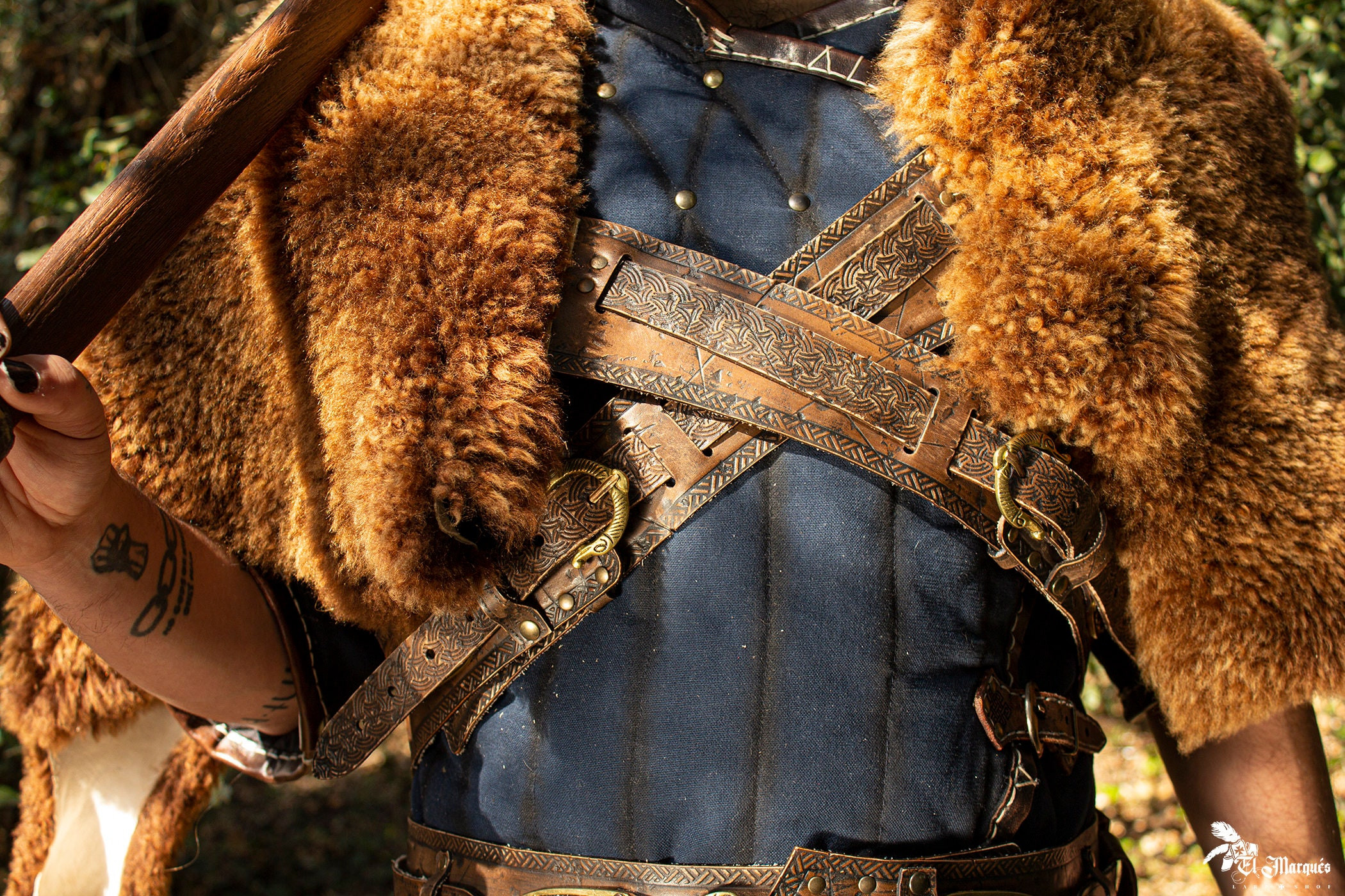 Cappa Vichinga Heimdall in lana