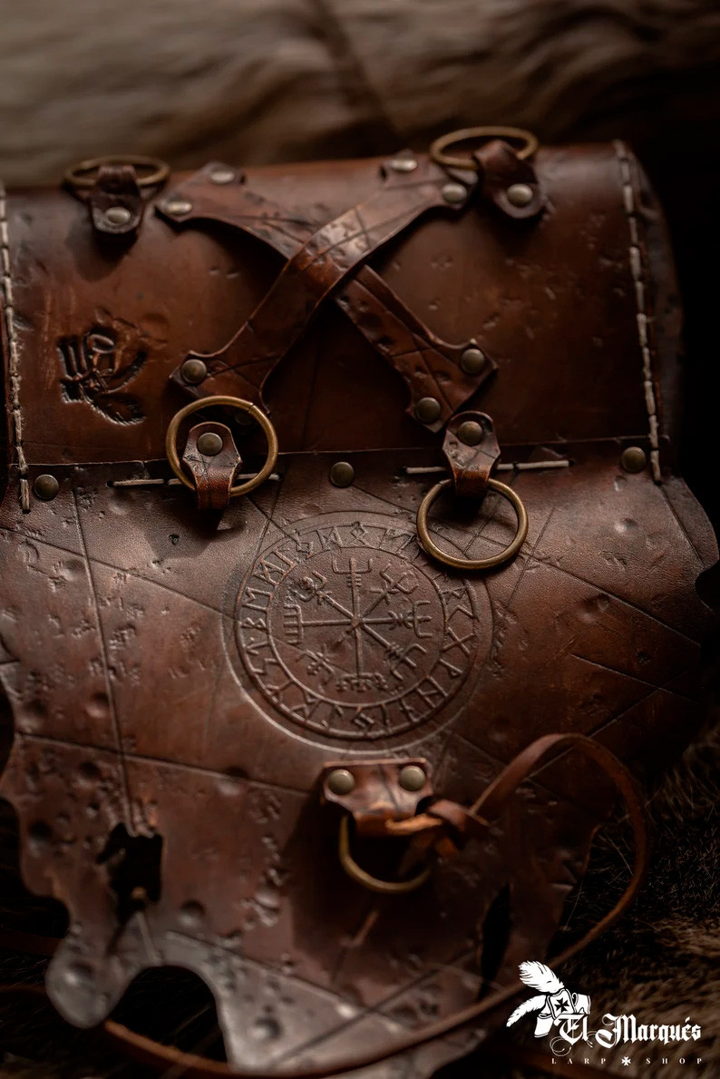 Borsa Celtica Vegvisir dei Barbari