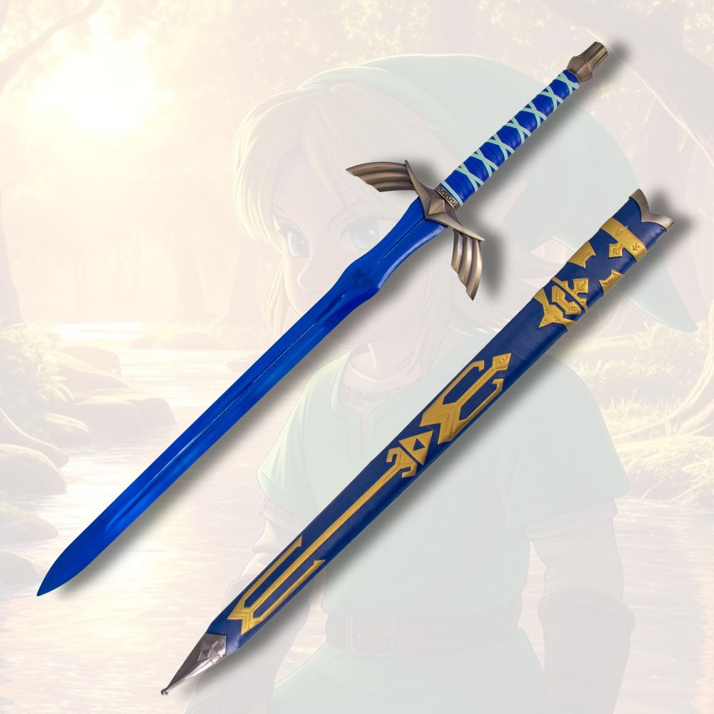 Spada non ufficiale con lama blu di Link di Legend of Zelda