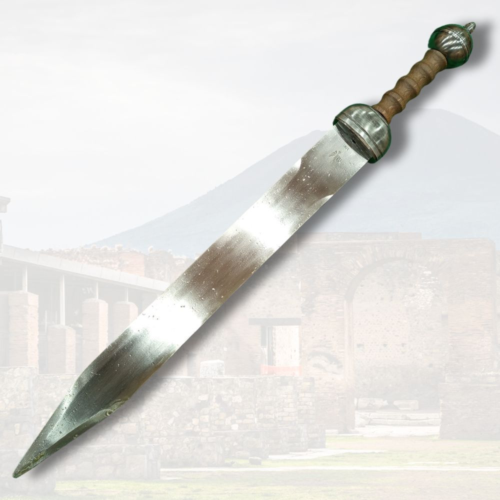 Spada artigianale funzionale tipo Gladius Pompeii