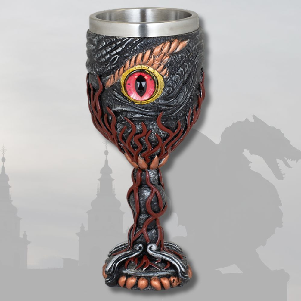 Coppa in resina Occhio di Drago (18 cm.)