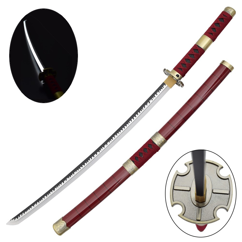 Katana Sandai Kitetsu di Roronoa Zoro in bambù con LED