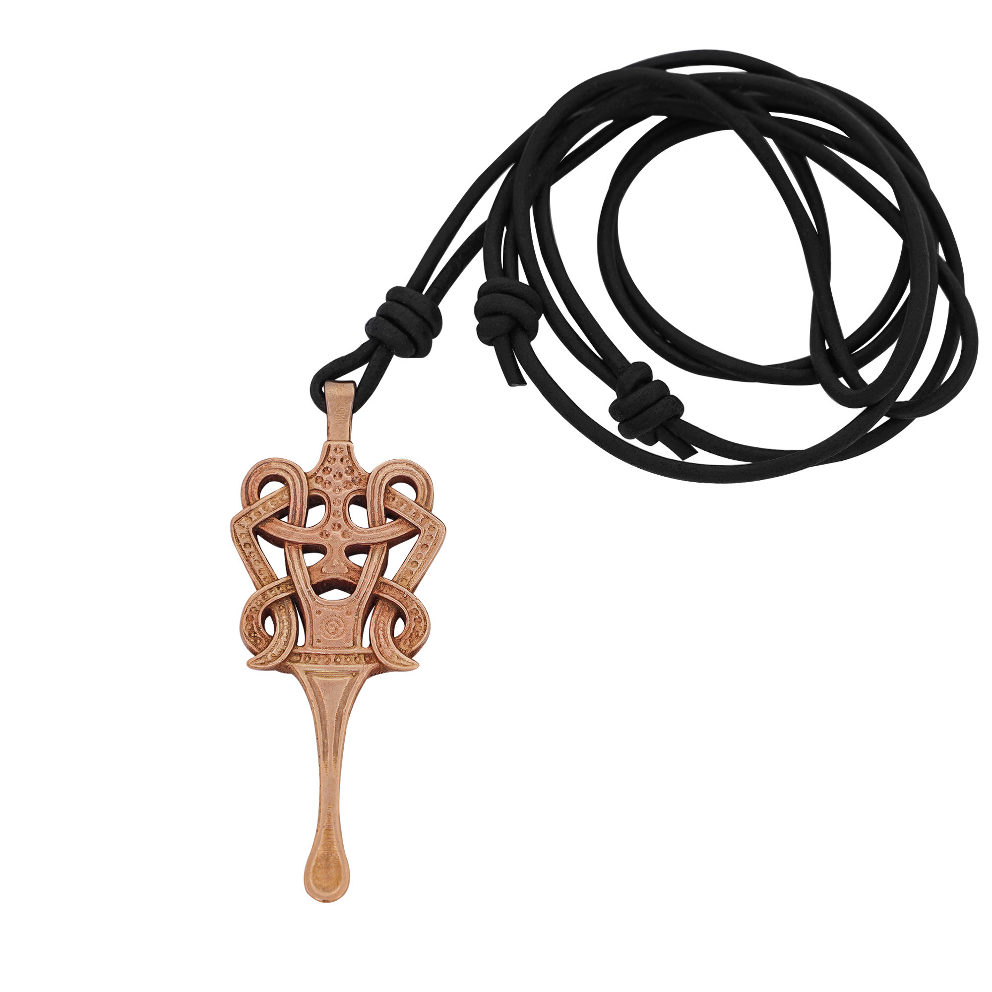Ciondolo celtico e pulisci-orecchie (6 cm)