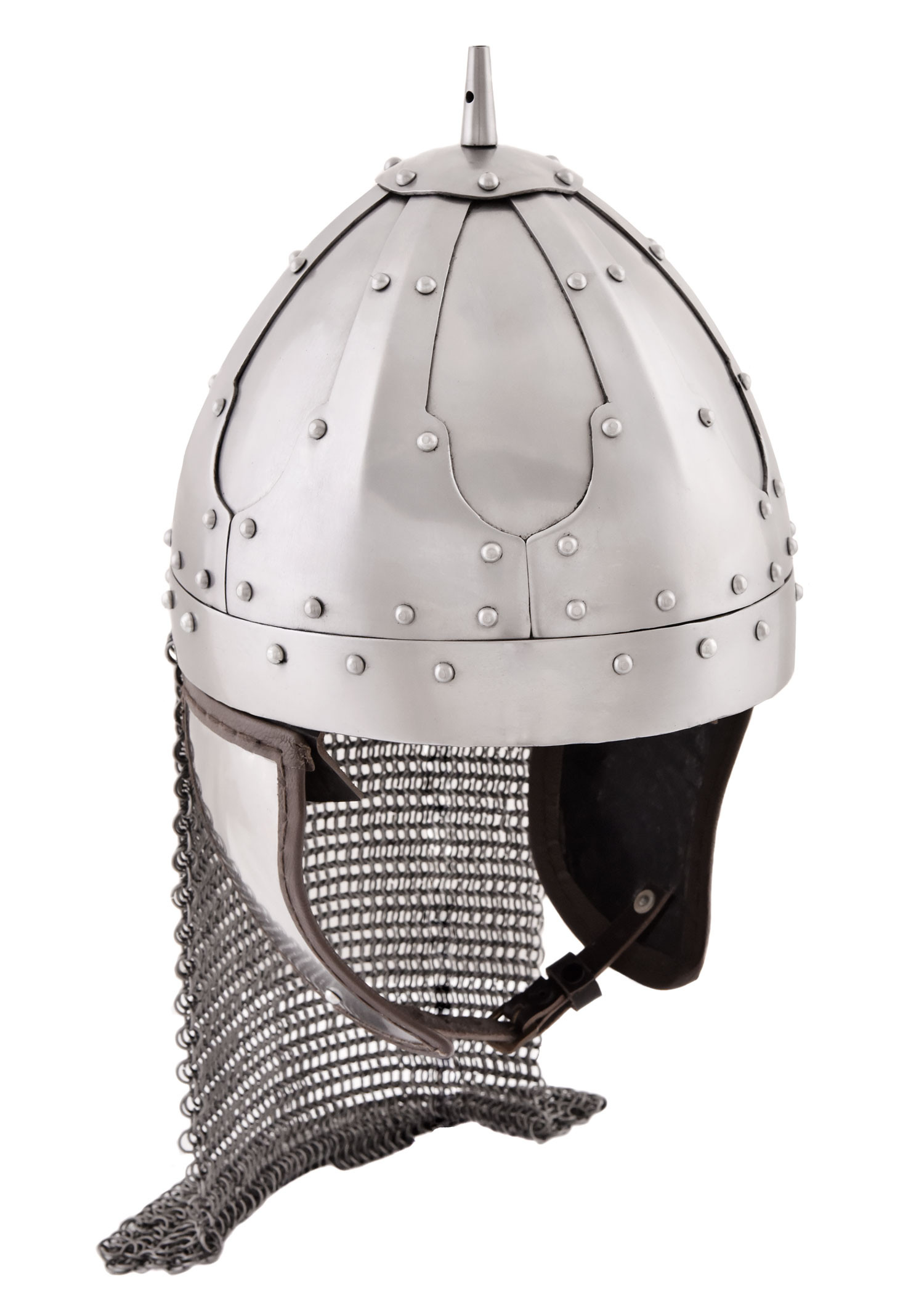 Casco Spangenhelmet con paraorecchie e Aventail