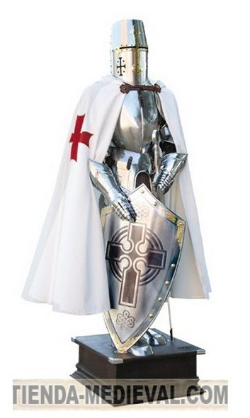 Armadura de los Caballeros Templarios - Cuscini con motivi medievali e templari