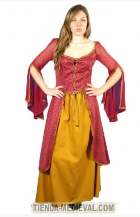 VESTIDO MEDIEVAL ELLEN - Vestiti medievali da donna, uomo, bambini e bambine