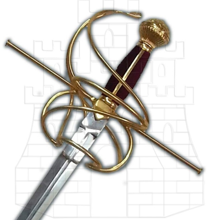 Espada Rapiera Marto - Bandoliere e porta-spada in cuoio