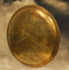 Leonidas Spartan Shield - Equipaggiamento dell' oplita spartano