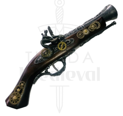 Pistola Archibugio Flint SteamPunk Mi - Archibugi Medievali