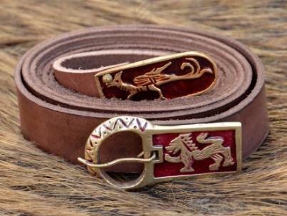 Cintura Lungo Medioevale Con I Lions - Cinture di epoca romana e medievale
