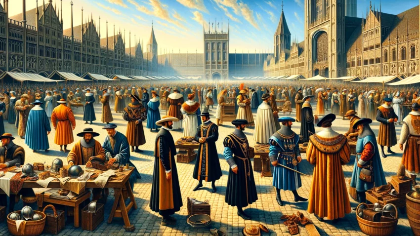 trajes medievales hombres1 850x478 - Costumes médiévaux : Histoire et tradition dans la mode ancienne