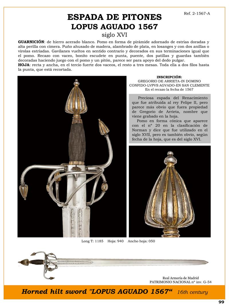 espada de pitones lopus aguado 1567 jpg 1740175323 1740182666 - Spada Di Pitoni: Capolavoro Rinascimentale 1567
