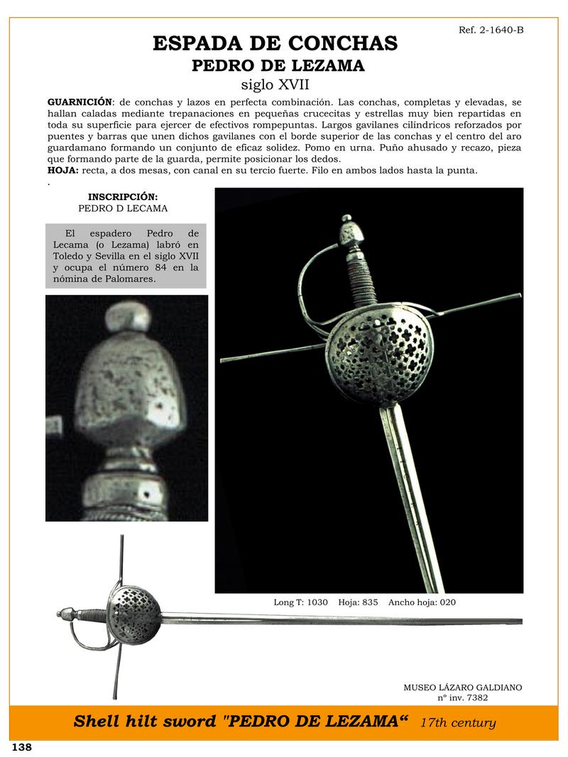 espada de conchas pedro de lezama siglo xvii jpg 1741064981 1741086680 - Spada Di Conchiglie Di Pedro De Lezama: Gioielli Del Seicento