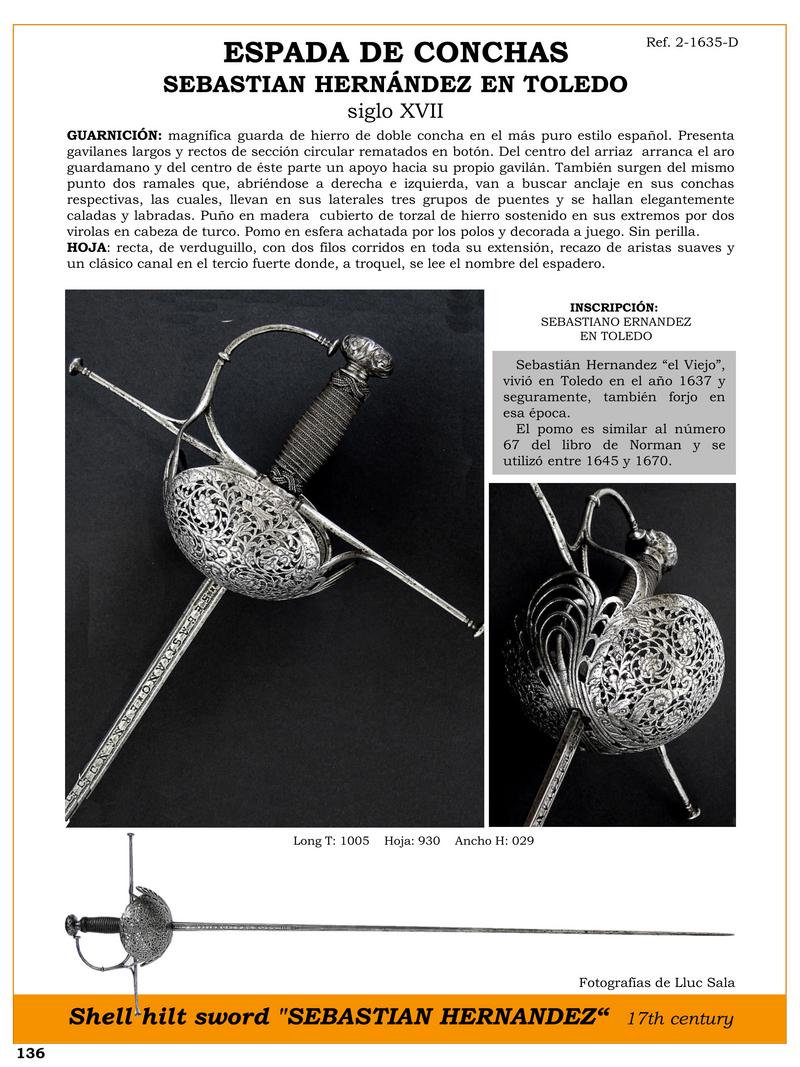 espada de conchas sebastian hernandez en toledo jpg 1741021806 1741022620 - Spada Di Conchiglie Unica Di Sebastián Hernández A Toledo