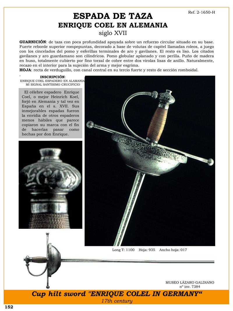 espada de taza enrique coel en alemania siglo xvii jpg 1741367408 1741389064 - Spada Di Tazza Di Enrique Coel: Arte E Storia Del Seicento