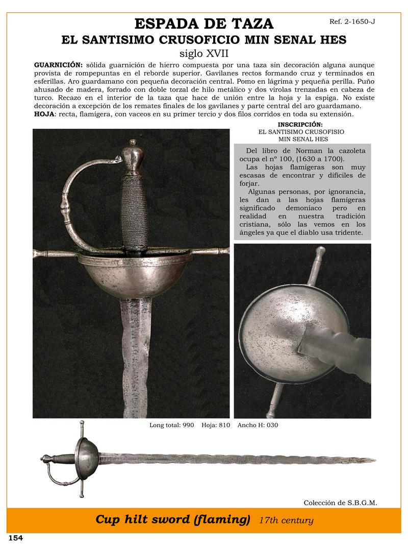 espada de taza jpg 1741410563 1741432211 - Spade a Coppa Flamigera del XVII secolo: Un Tesoro Storico