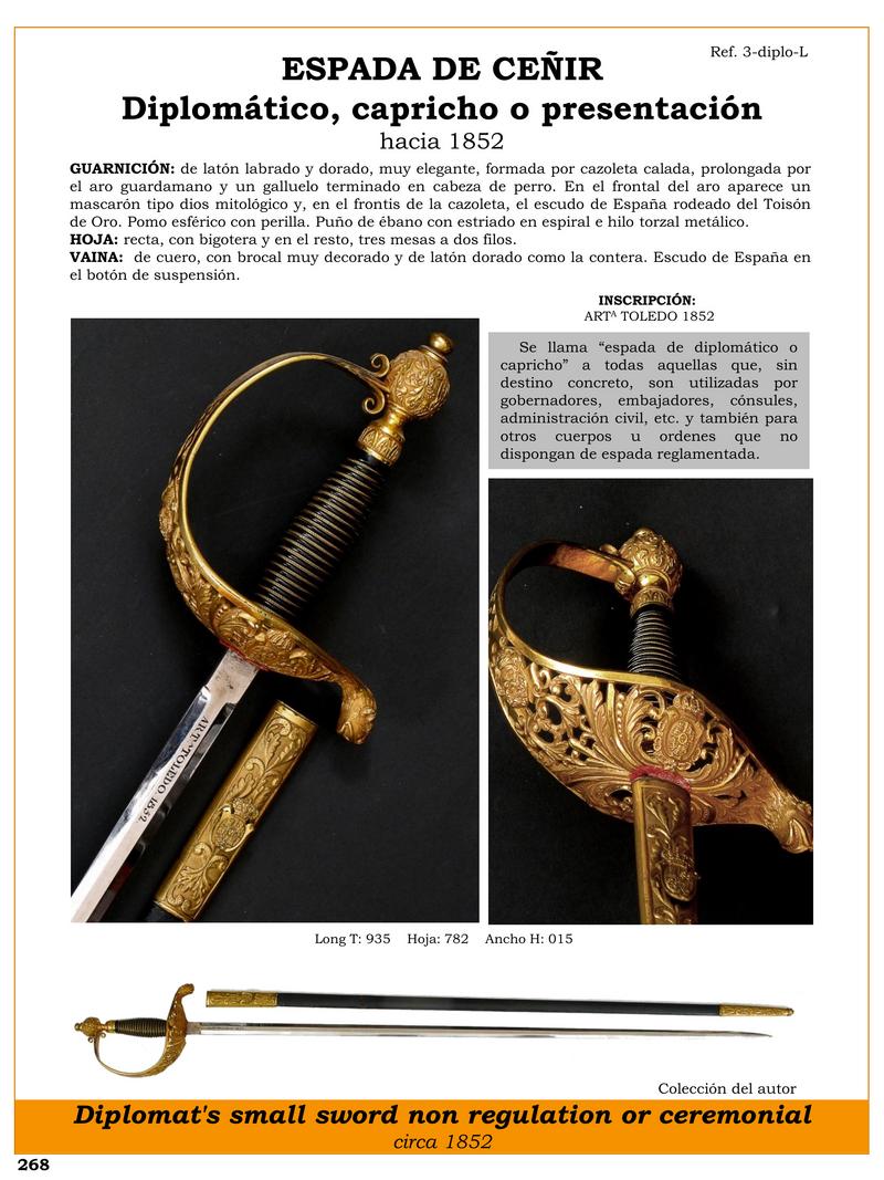 espada de ceir jpg 1743937764 1743959471 - Spada Diplomatica: Eleganza e Storia del XIX Secolo