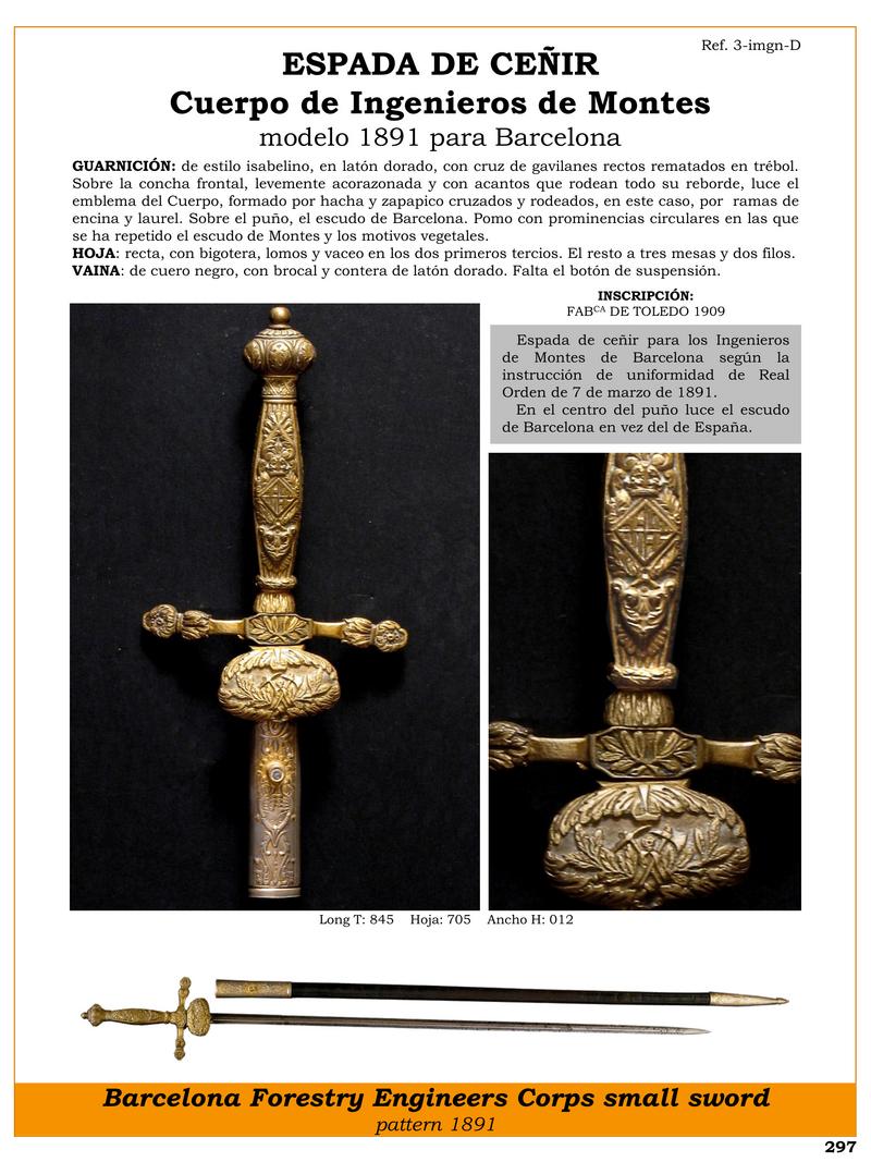 espada de ceir jpg 1744348194 1744348495 - Spada da foderare Isabella per ingegneri forestali