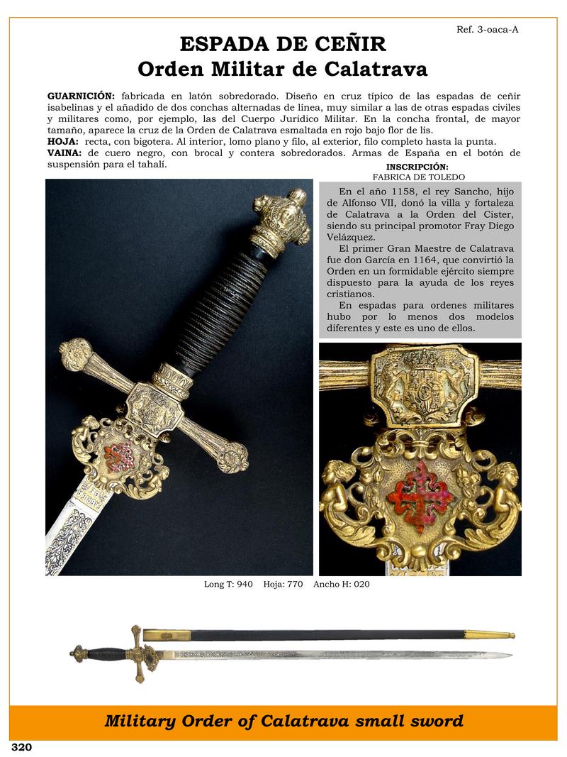espada de ceir jpg 1744780166 1744801856 - Spada da Cingere dell'Ordine Militare di Calatrava