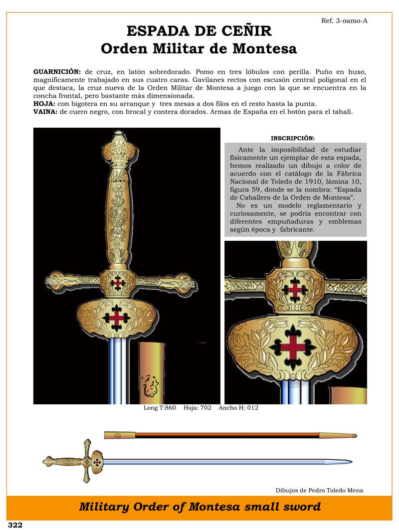 espada de ceir jpg 1744823367 1744845066 - Spada da Cintura dell'Ordine Militare di Montesa