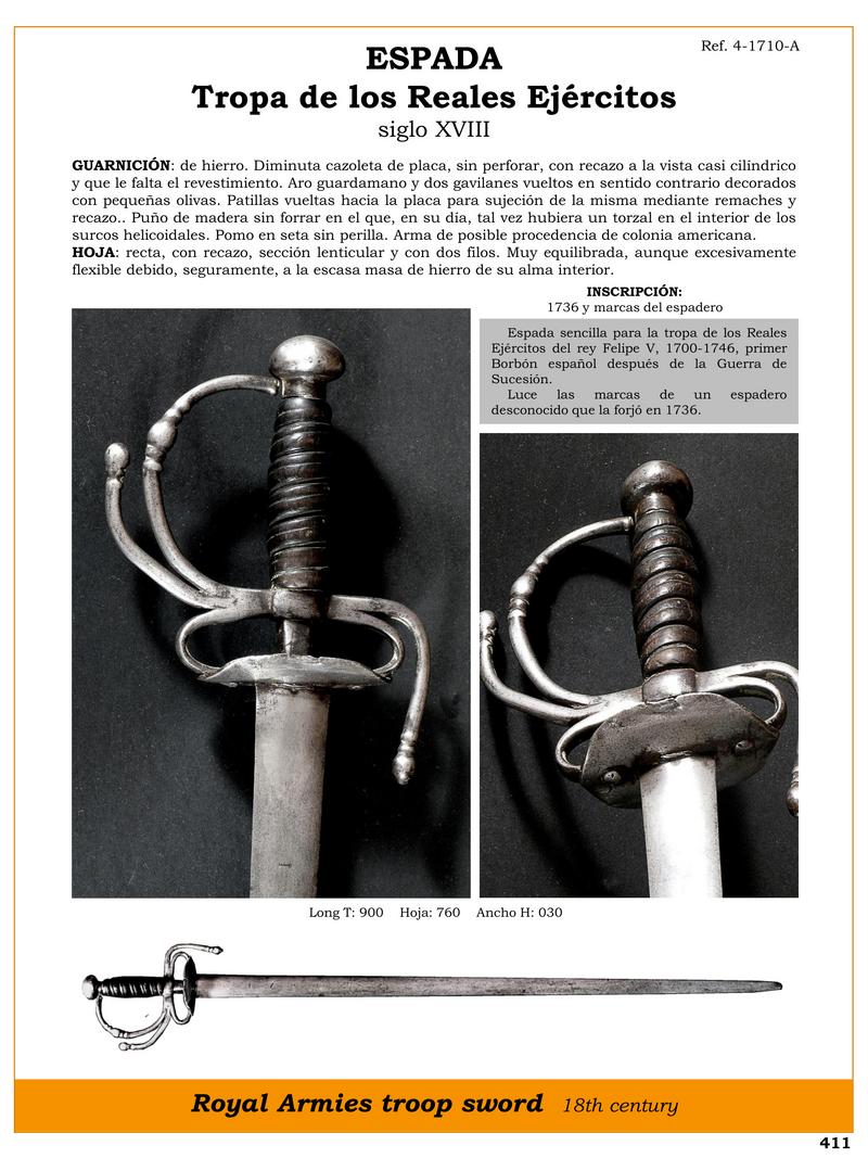 espada jpg 1745816966 1745818130 - Spada Storica del XVIII Secolo: Truppa dei Reali Eserciti