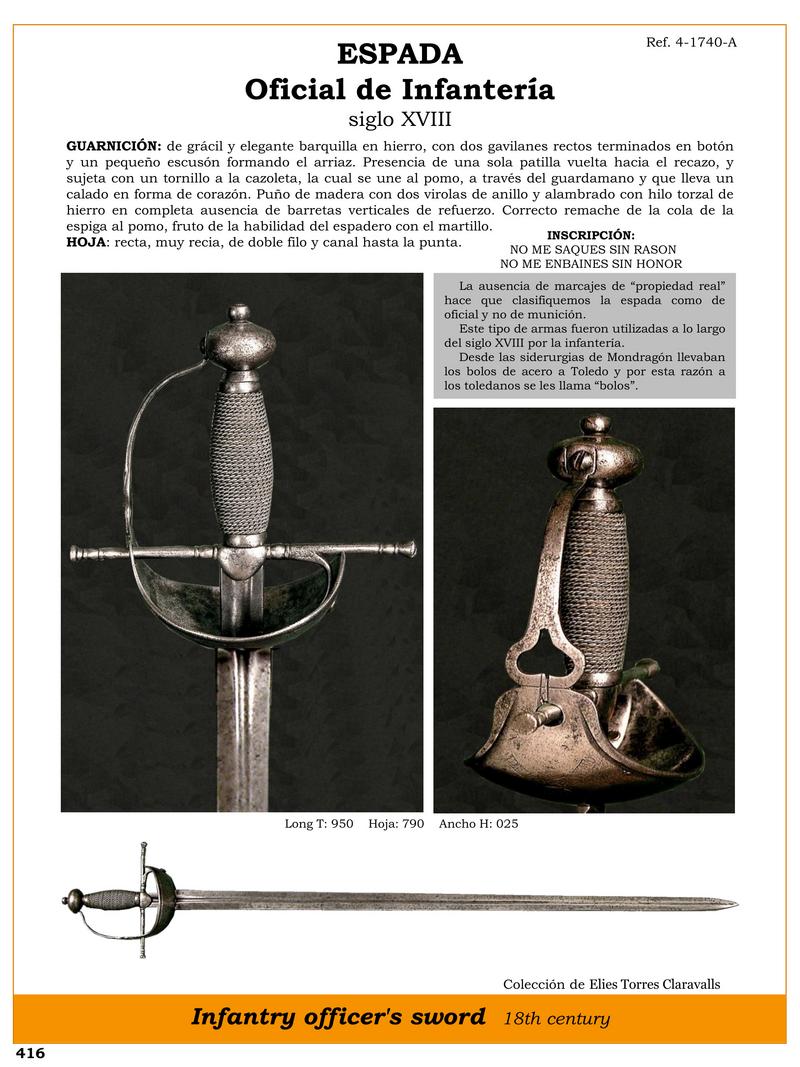 espada oficial de infantera siglo xviii jpg 1745881762 1745903452 - Spada Ufficiale di Fanteria del XVIII Secolo: Eleganza e Onore