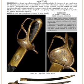 oficial de granaderos y cazadores de infantera siglo xviii jpg 1745946561 1745968259 275x275 - Spade da Cavalleria del XVIII secolo: Storia e Stile