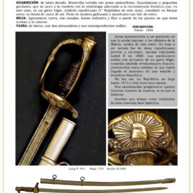 volunteers of the republic officers saber circa 1873 jpg 1745665771 1745687456 275x275 - Saber d'Infanteria: Design Classico e Eleganza Storica