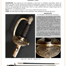 espada de ceir brigadier del ejercito modelo 1840 jpg 1748063367 1748085057 275x275 - Spadoni Diplomatici in Stile Elisabettiano: Storia e Valore